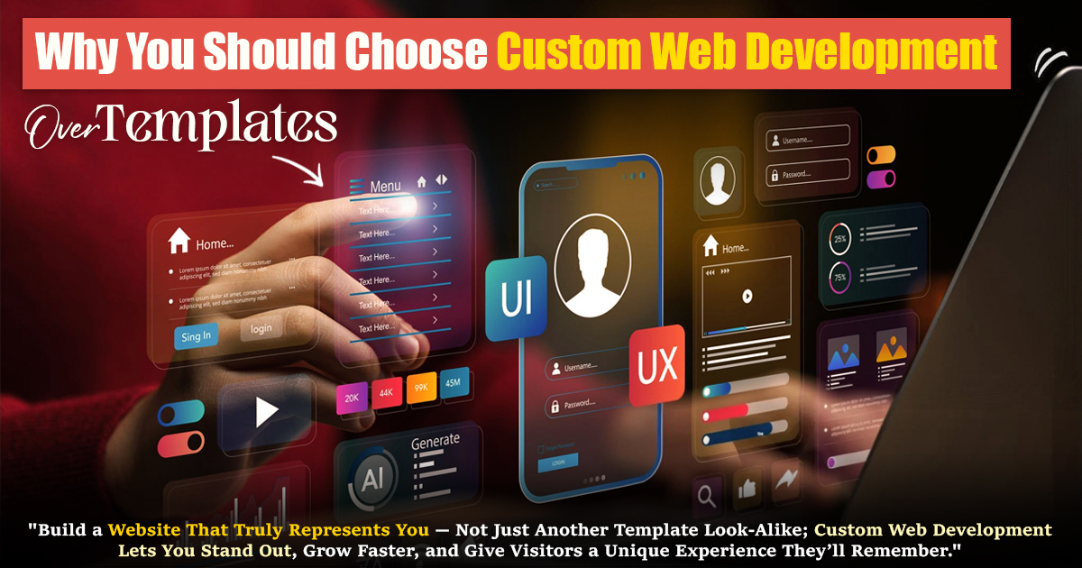 Why You Should Choose Custom Web Development Over Templates